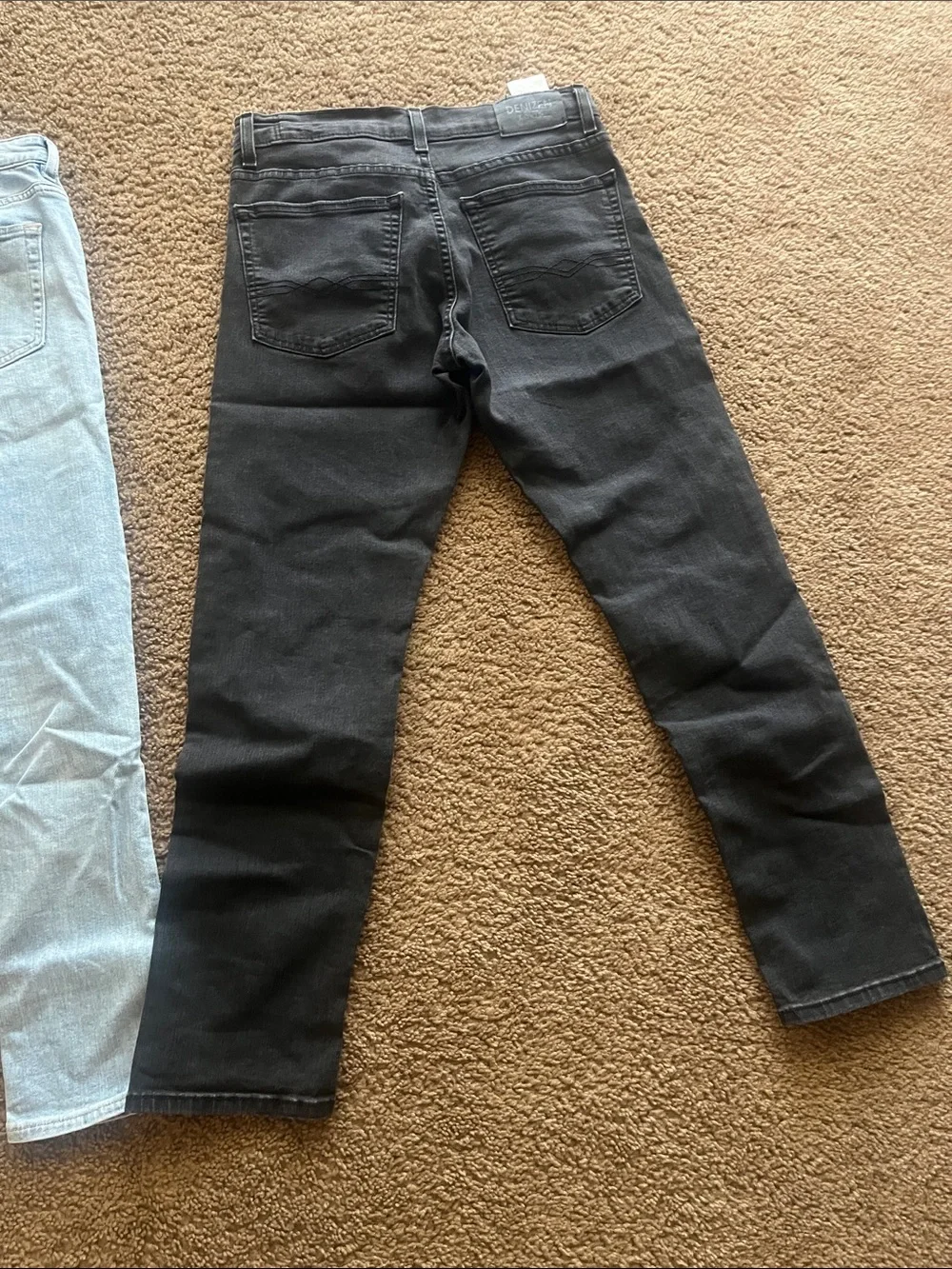 H&M boys Distressed Skinny Jeans — Light Blue size 11. Levis black size 16.